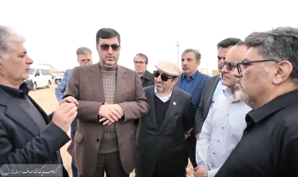 بازدید مدیرعامل گروه سرمایه‌گذاری اهداف از مخازن ذخیره نفت قشم
