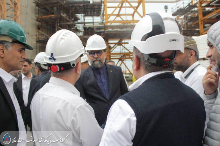 بازدید معاون صمت از فاز ۱۴ پارس جنوبی/ تأکید بر نقش تأسیسات دریایی در پایداری شبکه انرژی کشور