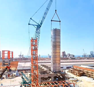 نصب نخستین سیلوی بلندینگ ساخت داخل واحد پلی‌پروپیلن آلای مهستان/ اتمام پروژه نصب ۱۲ سیلو تا دو ماه آینده