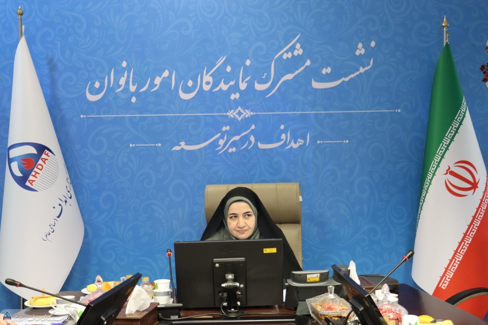 اولین نشست مشترک نمایندگان امور بانوان گروه سرمایه‌گذاری اهداف برگزار شد