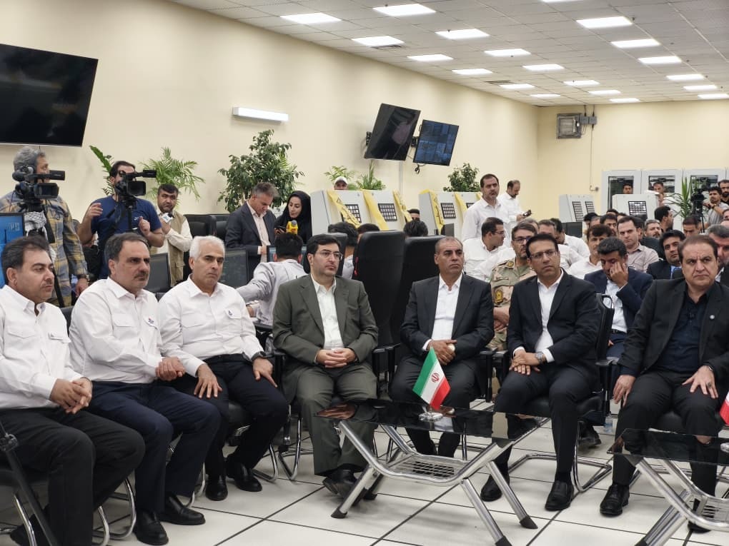NGL3100 دهلران با فرمان رییس جمهور به بهره برداری رسید.