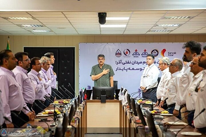 بازدید مدیر HSED شرکت سرمایه گذاری اهداف از طرح آذر