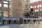 نصب نخستین برج فرآیندی واحد PDH در پتروشیمی آلای مهستان